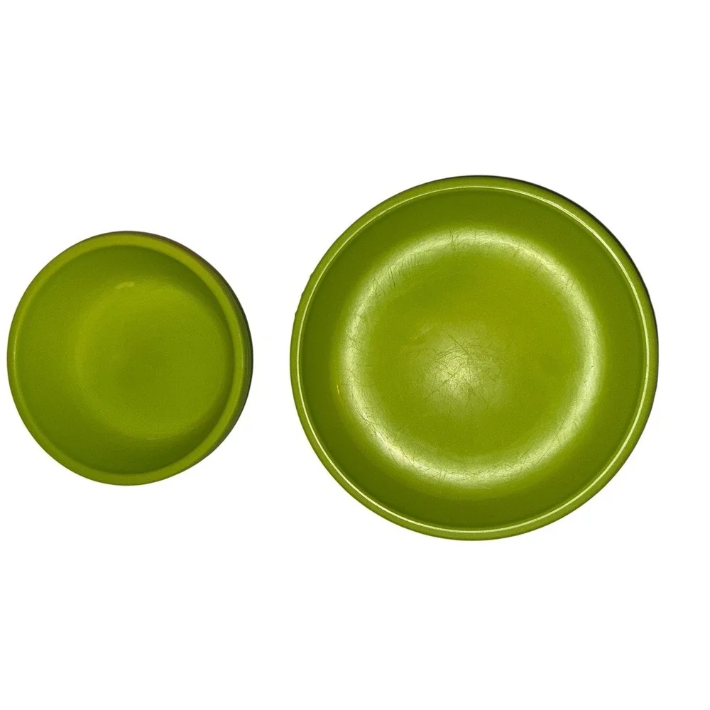 Ikea Kids Dinnerware Set of 6 Color Children Round Plastic Plates Bowls